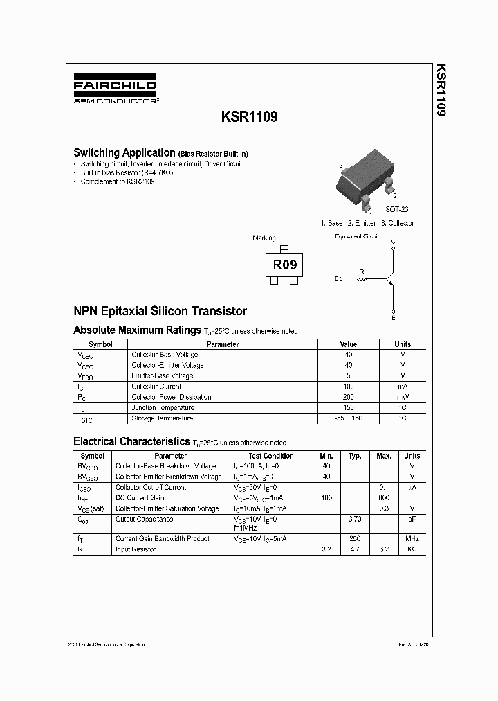 KSR1109_5497473.PDF Datasheet