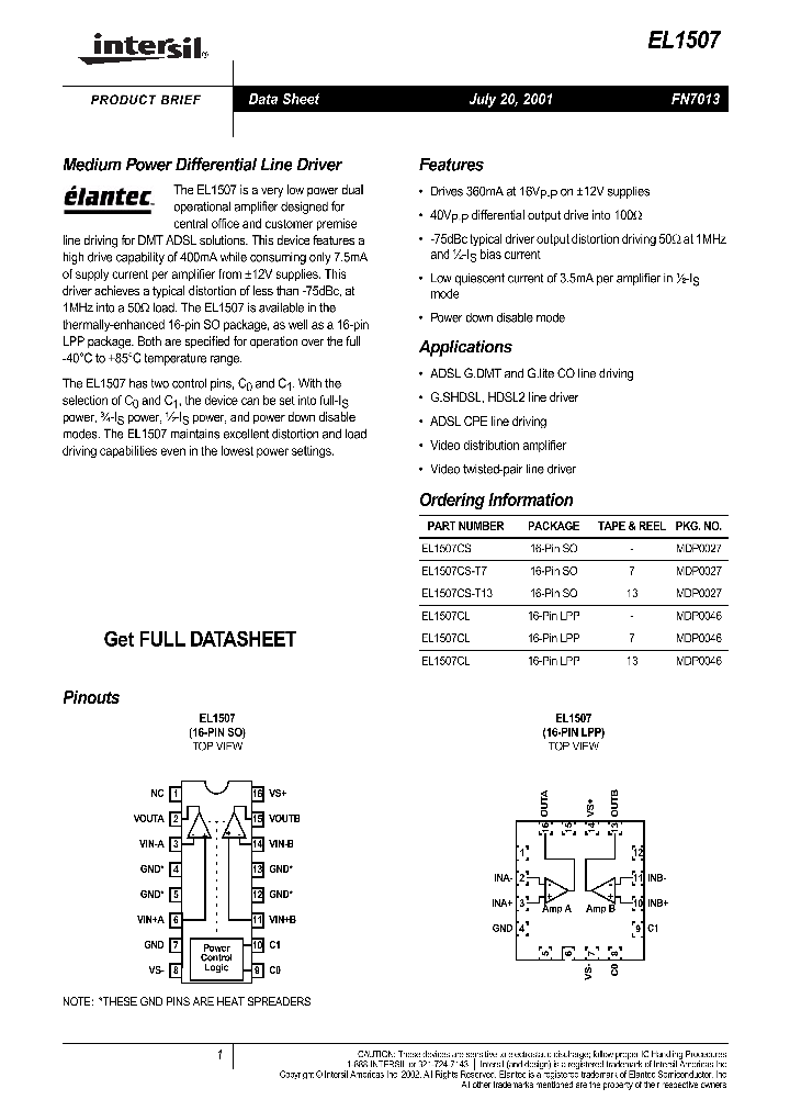 EL1507_5507884.PDF Datasheet