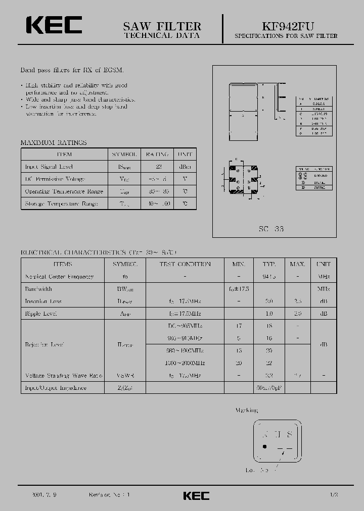 KF942FU_5531001.PDF Datasheet