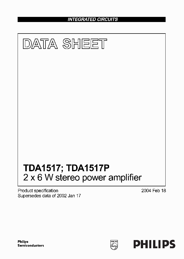 TDA1517N3_5539544.PDF Datasheet