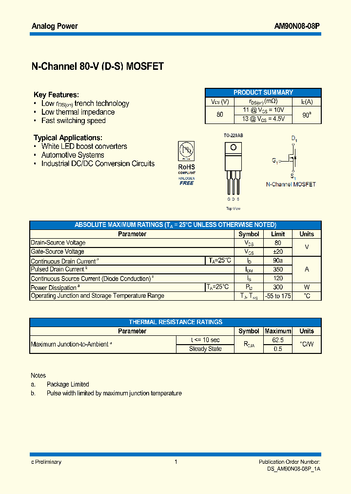 AM90N08-08P_5549780.PDF Datasheet