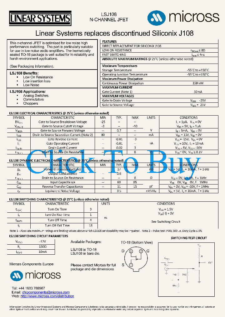 LSJ108TO-18_5552415.PDF Datasheet