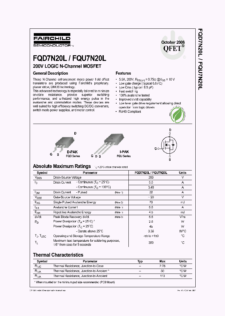 FQD7N20L08_5552875.PDF Datasheet