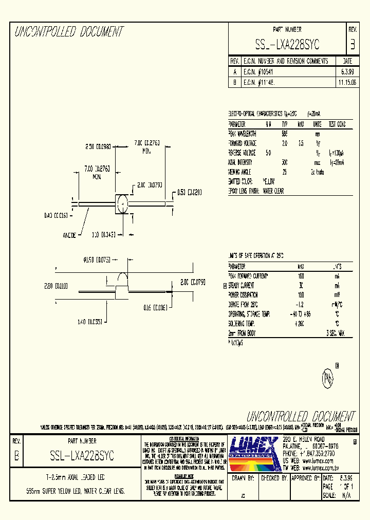 SSL-LXA228SYC_5561503.PDF Datasheet