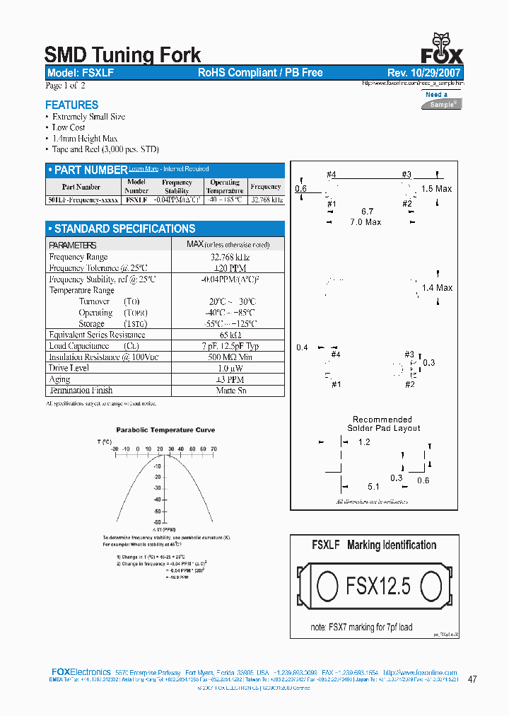 FSXLF_5602917.PDF Datasheet