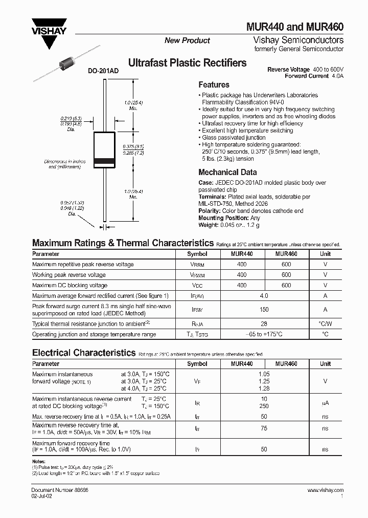 MUR460_5612072.PDF Datasheet