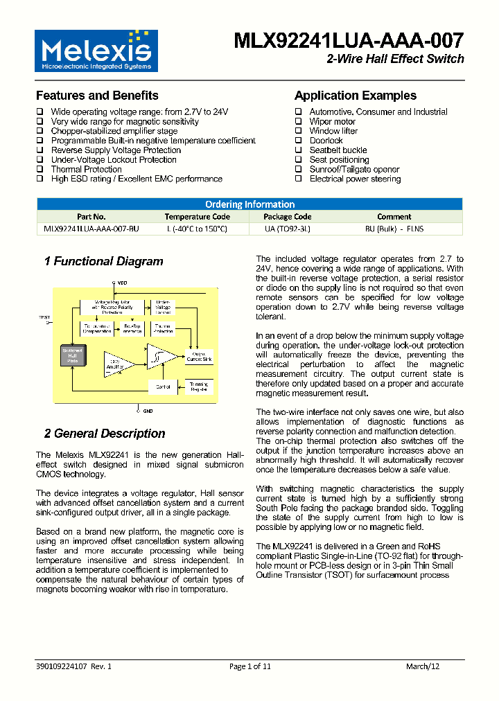 MLX92241LUA-AAA-007_5614787.PDF Datasheet