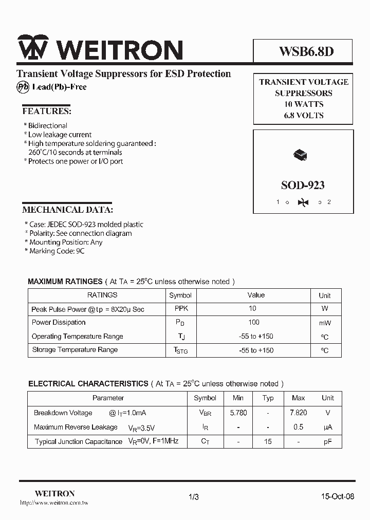 WSB68D_5610322.PDF Datasheet