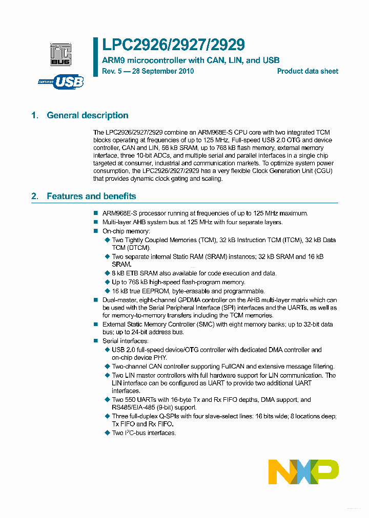 LPC2926_5603865.PDF Datasheet