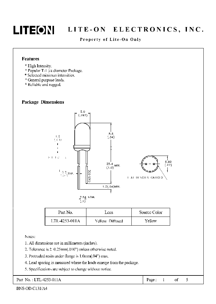 LTL-4253-011A_5624879.PDF Datasheet