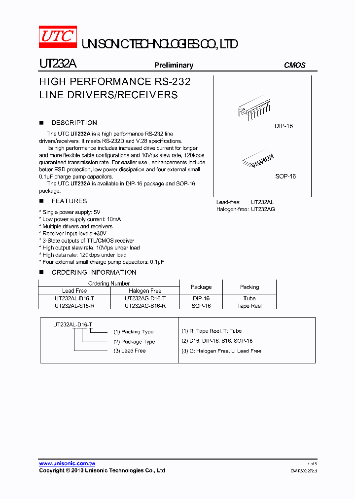 UT232AG-S16-R_5626639.PDF Datasheet