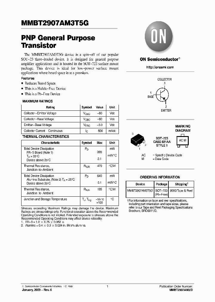 MMBT2907AM3T5G_5637630.PDF Datasheet