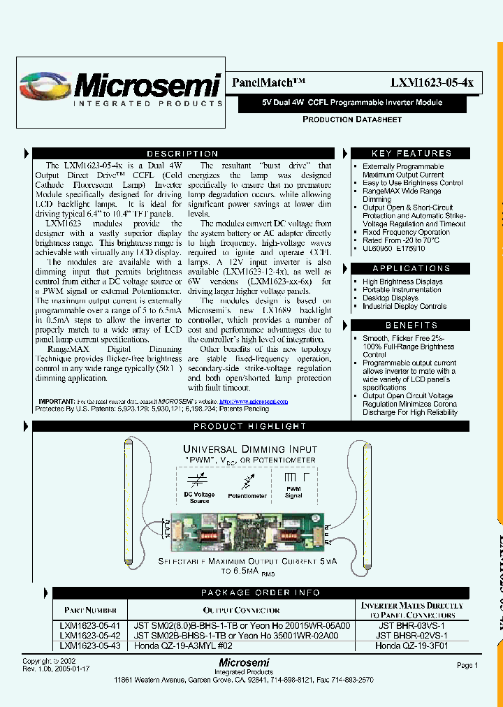 LXM1623-05-4X_5647724.PDF Datasheet