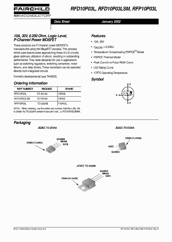 RFD10P03L_5649048.PDF Datasheet