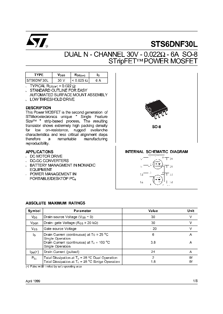 STS6DNF30L_5665349.PDF Datasheet