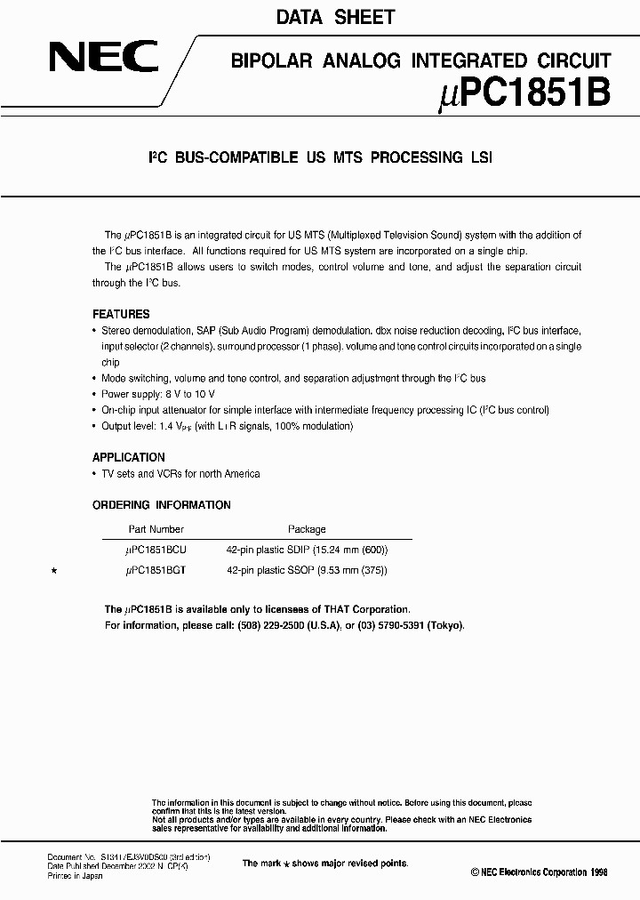 UPC1851BGT_5667461.PDF Datasheet