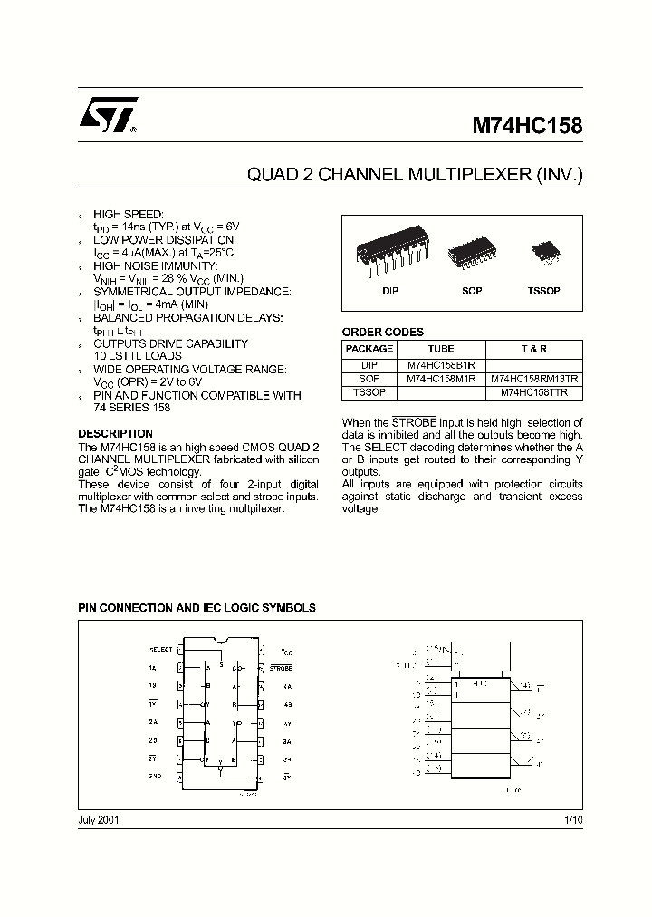 M74HC158RM13TR_5674152.PDF Datasheet