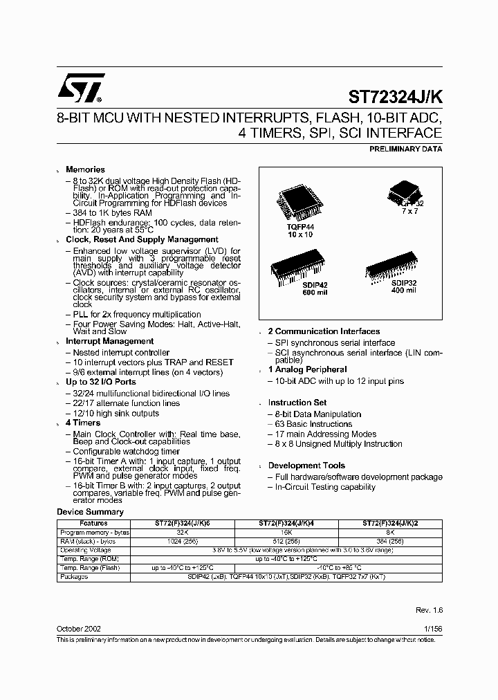 ST72324J4_5692355.PDF Datasheet