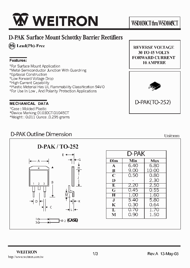 WSD1035CT_5694311.PDF Datasheet