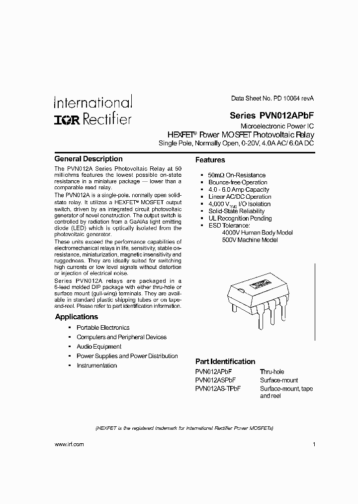PVN012AS-TPBF_5700261.PDF Datasheet