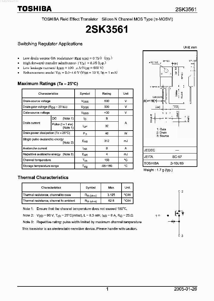 2SK3561_5712745.PDF Datasheet