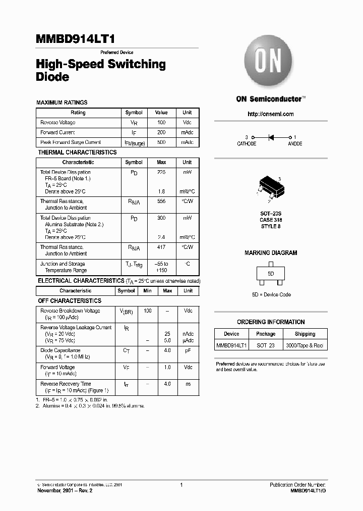 MMBD914LT1-D_5711590.PDF Datasheet