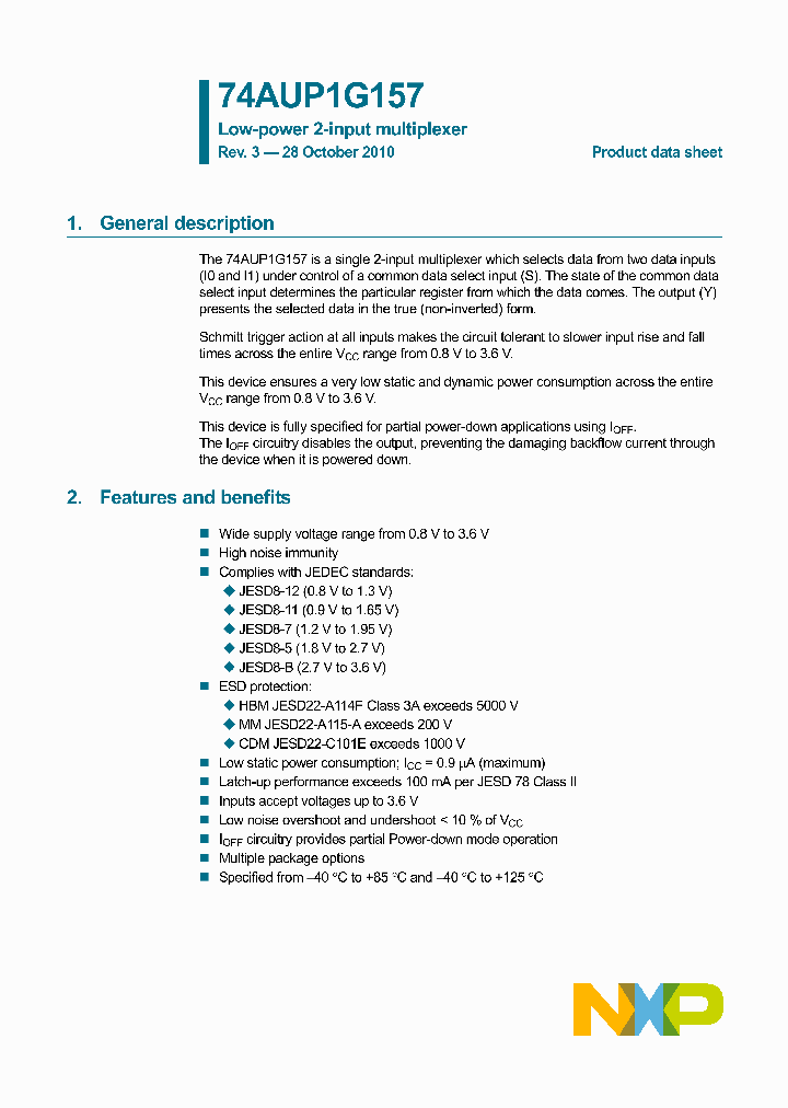 74AUP1G157GM_5751369.PDF Datasheet