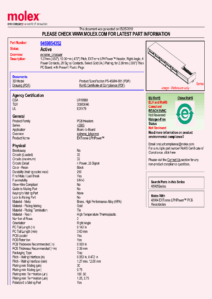 45985-4352_5757648.PDF Datasheet