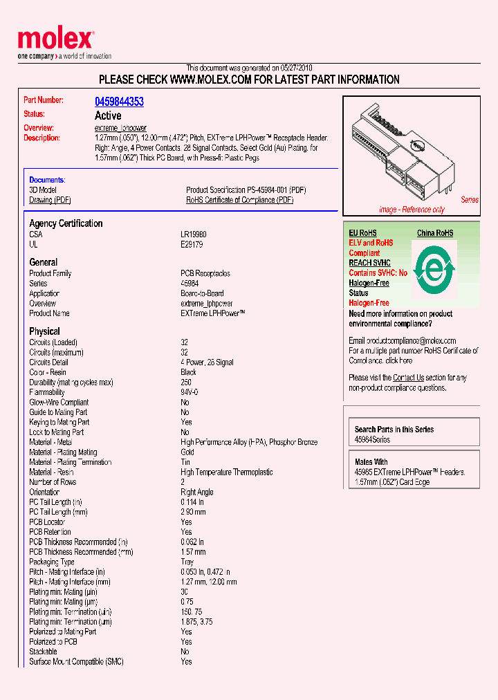 45984-4353_5757649.PDF Datasheet