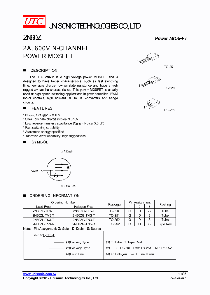 2N60ZL-TF3-T_5769116.PDF Datasheet