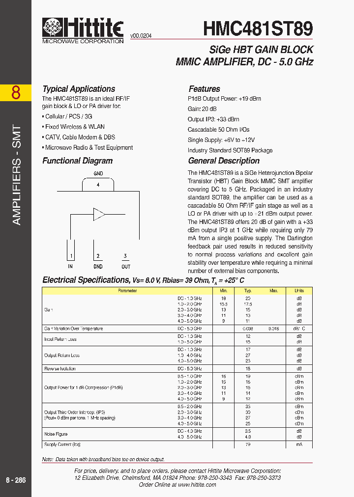 HMC481ST89_5787739.PDF Datasheet