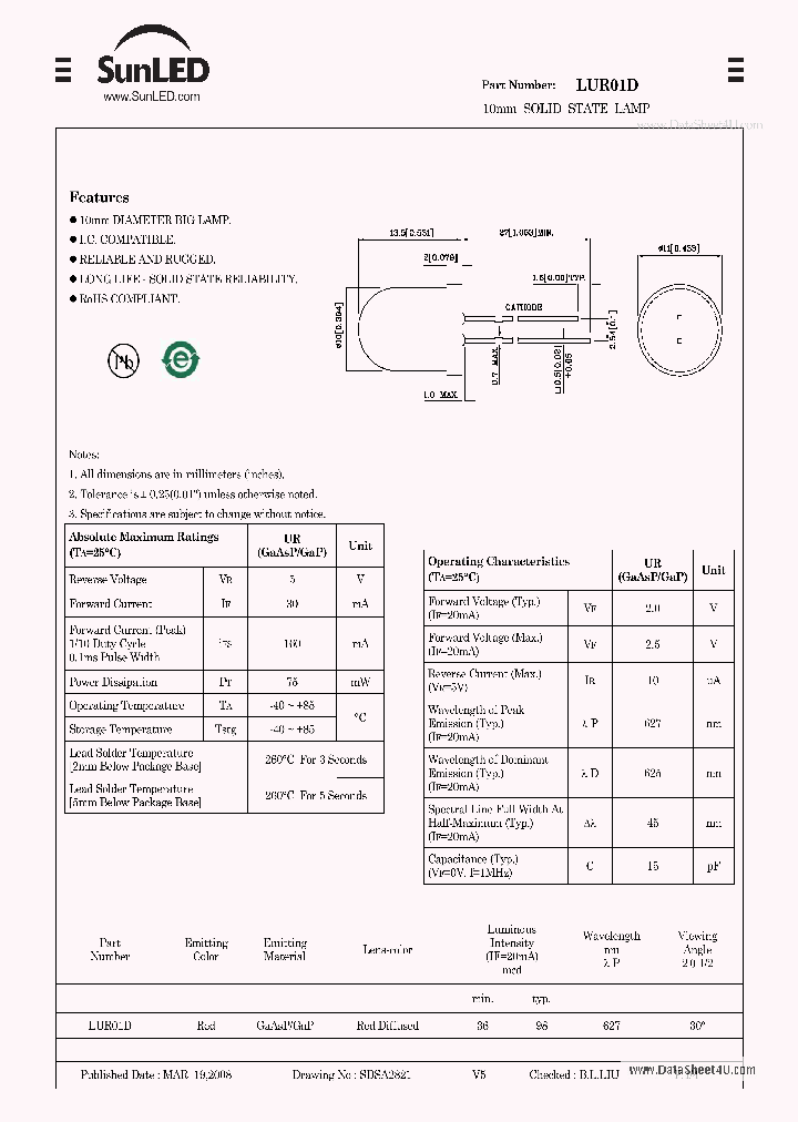 LUR01D_5791941.PDF Datasheet