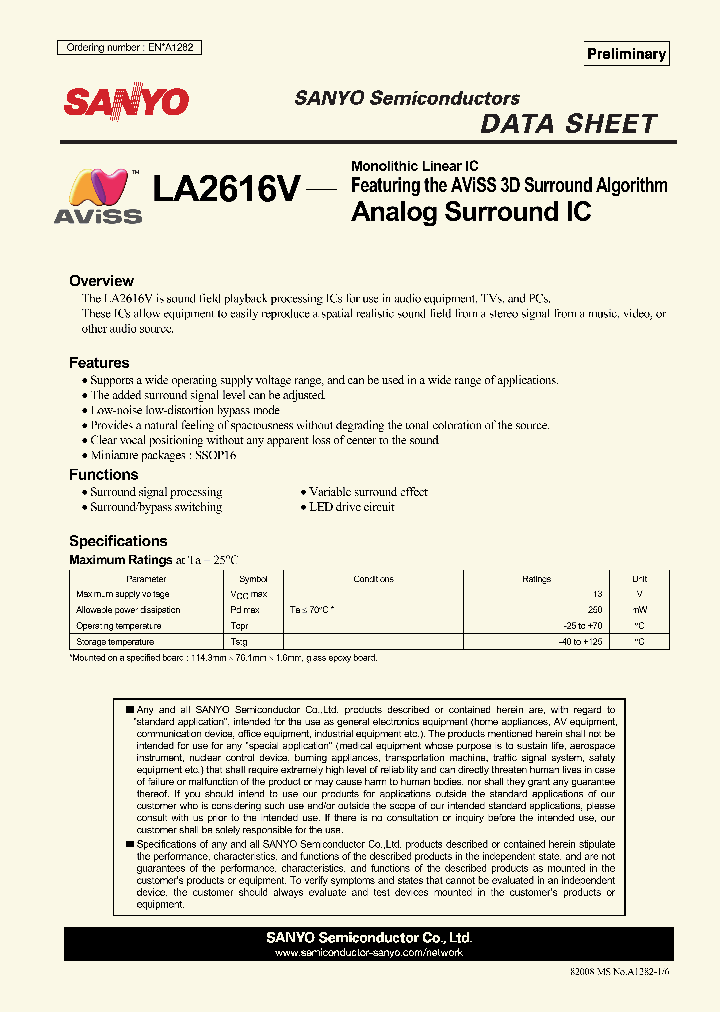 LA2616V_5794370.PDF Datasheet