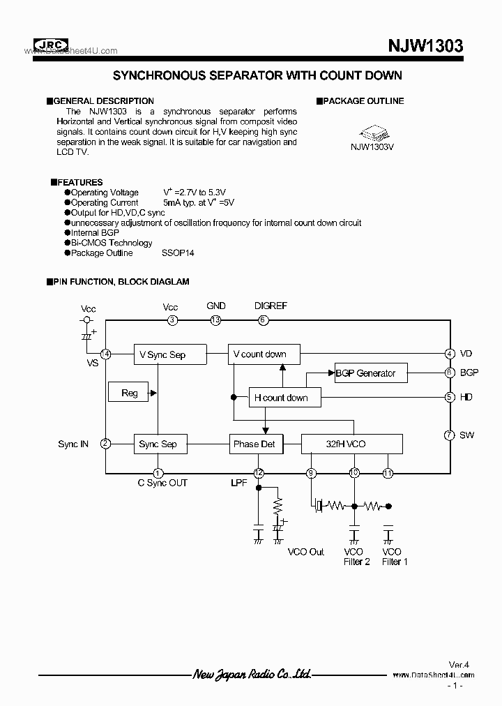 NJW1303_5798156.PDF Datasheet