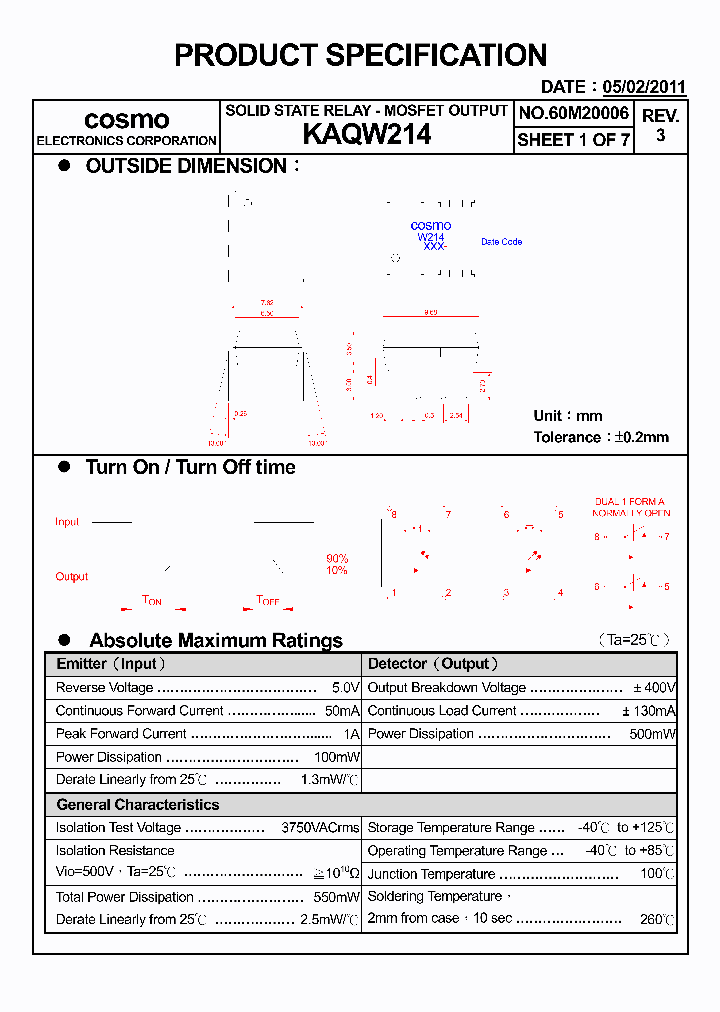 KAQW21411_5813109.PDF Datasheet