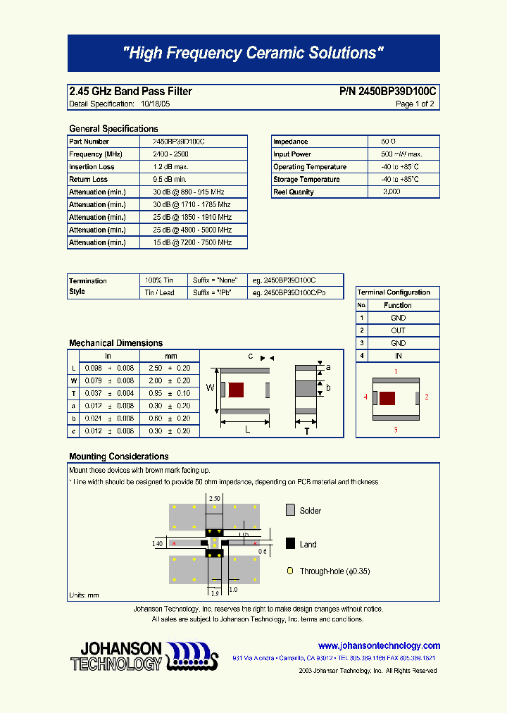 2450BP39D100C_5854038.PDF Datasheet