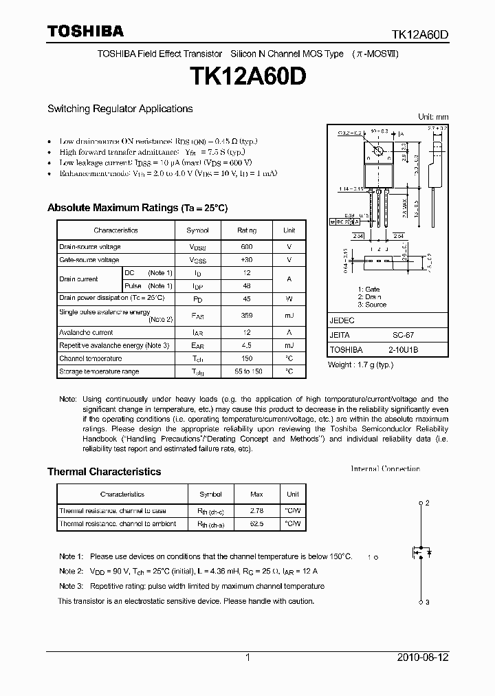 TK12A60D_5877076.PDF Datasheet