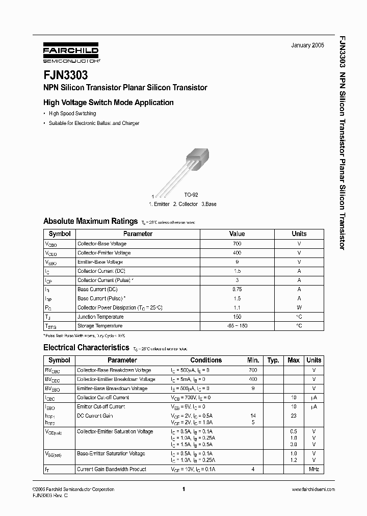 FJN3303TA_5880709.PDF Datasheet