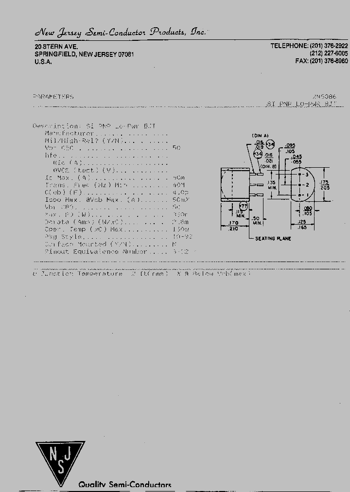 2N5086_5929530.PDF Datasheet