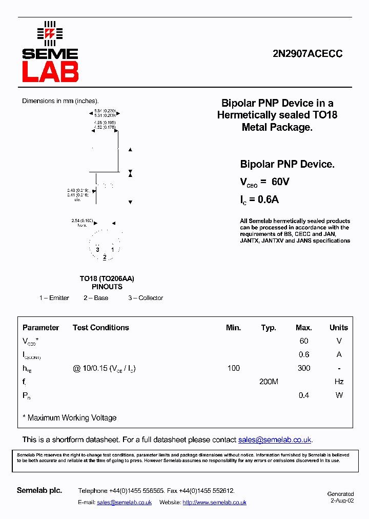 2N2907ACECC_5936623.PDF Datasheet
