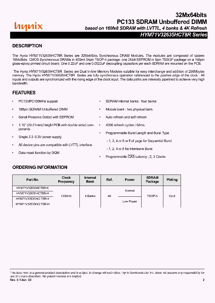 HYM71V32635HCLT8-S_5940208.PDF Datasheet