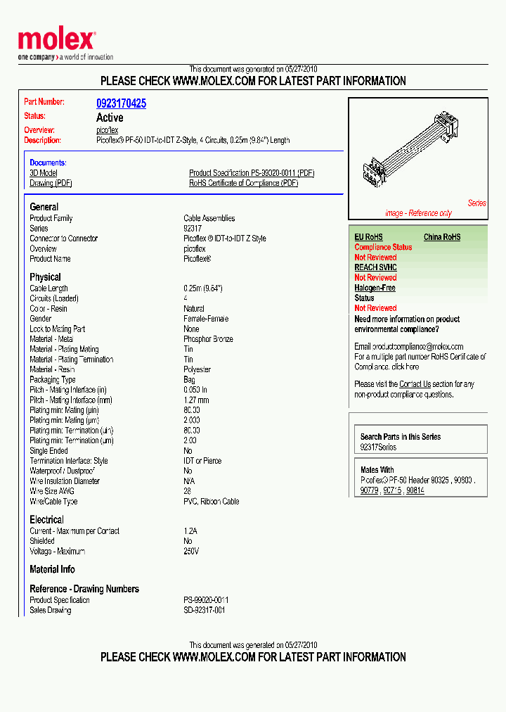 0923170425_5940681.PDF Datasheet