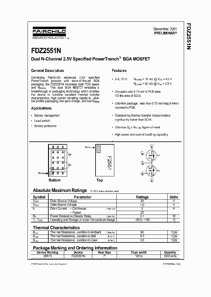 FDZ2551N_5941391.PDF Datasheet