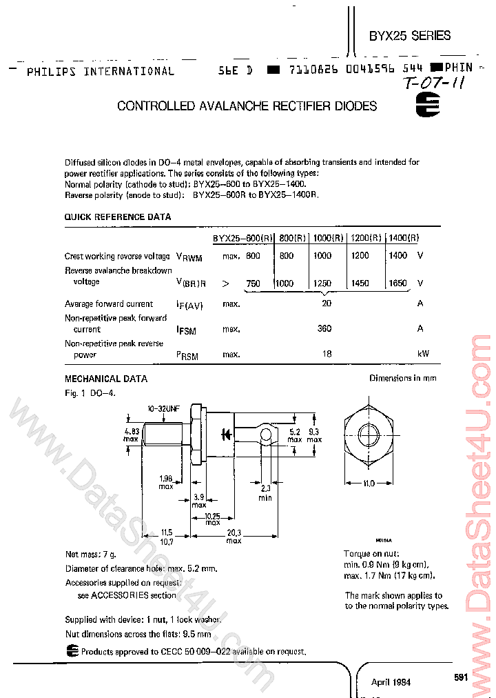 BYX25_5957899.PDF Datasheet