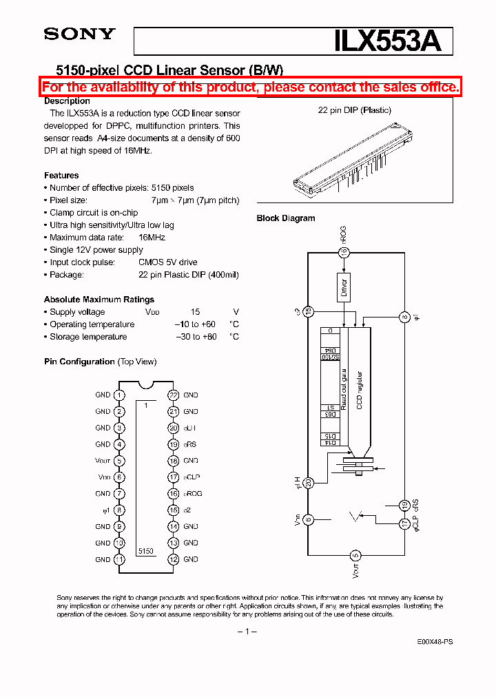 ILX553A_5966578.PDF Datasheet