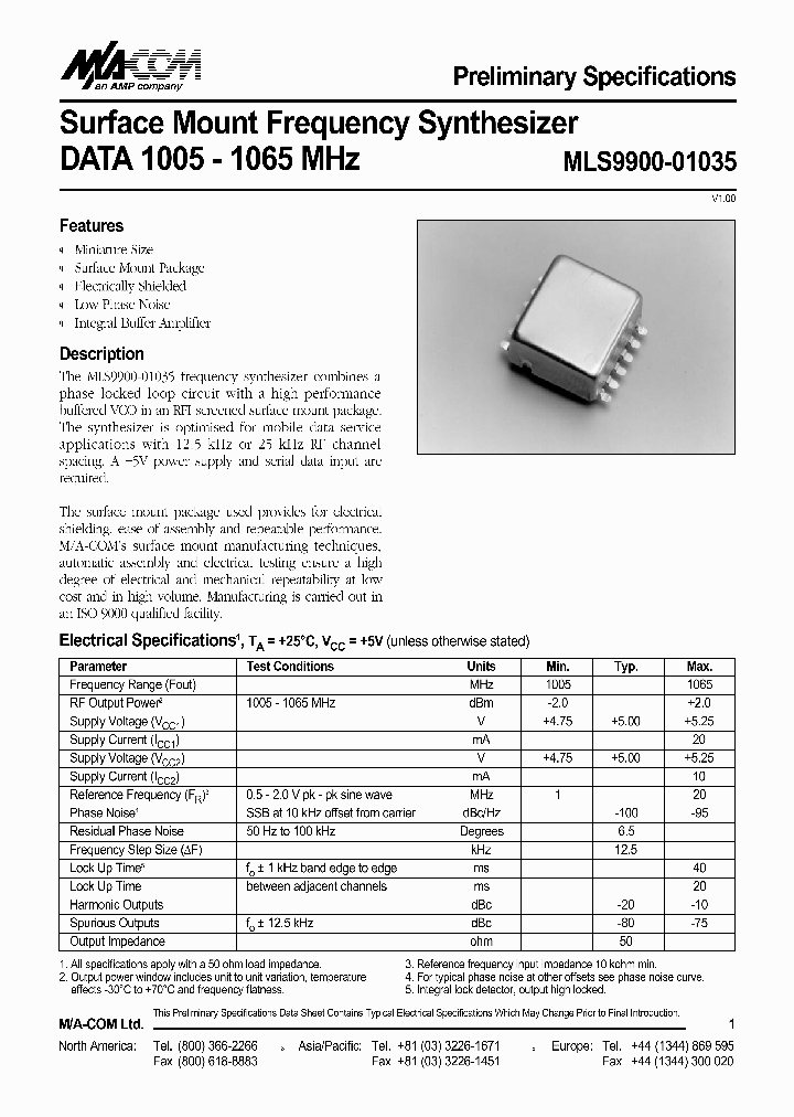 MLS9900-01035_5970111.PDF Datasheet