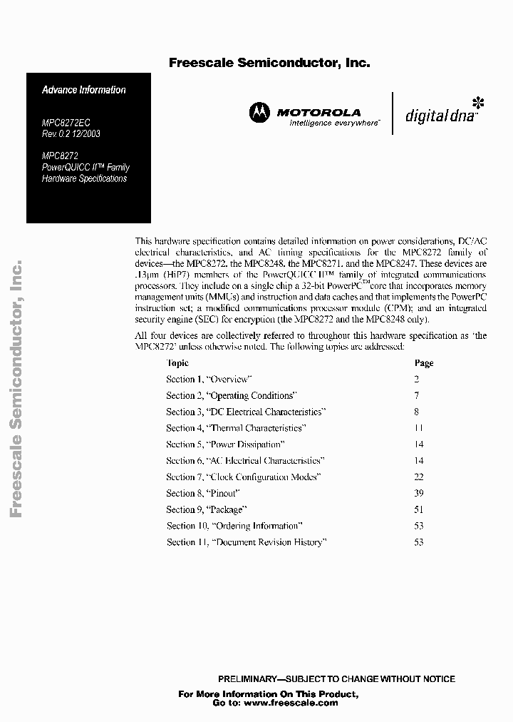 MPC8247CZQB_5976527.PDF Datasheet