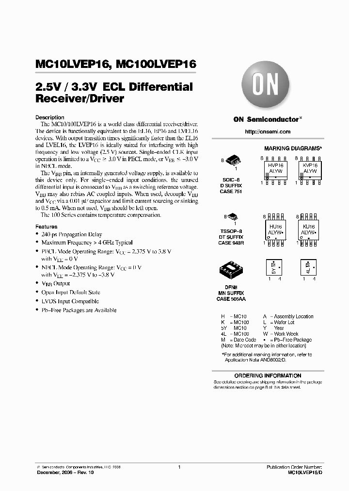 MC10LVEP16DG_6003238.PDF Datasheet