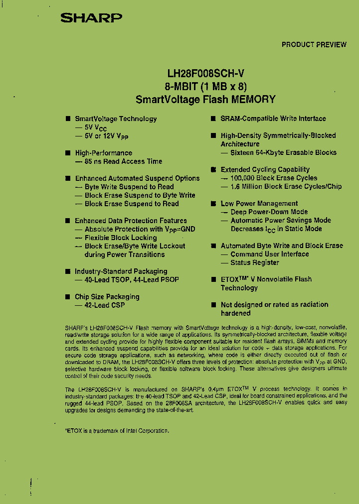 LH28F008SCH-V_6006865.PDF Datasheet