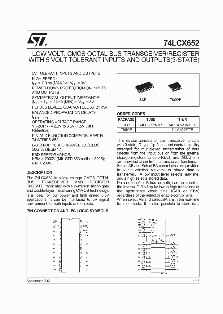 74LCX652M1R_6033268.PDF Datasheet